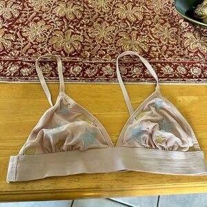 “Pink” Tan Triangle Bra